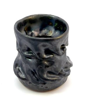 Mini Gunmetal Double Fold by Clark House Pottery