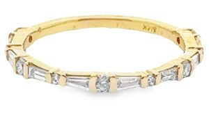 Tapered Baguette Daimond Band