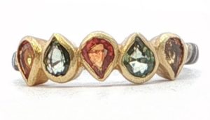 Multi Color Sapphire Band