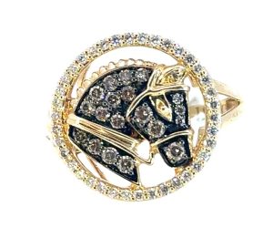 LeVian Chocolate Diamond Horse Ring