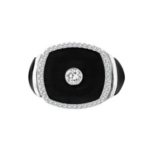 Mans ring Black Carbon Fiber