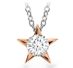 Rose Gold Star Pendant