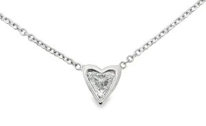 Bezel Heart Solitaire