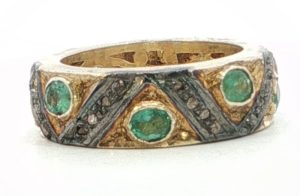 Emerald Diamond Band BoHo Look