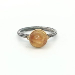 Organic Rutilated Quartz Petite Ring