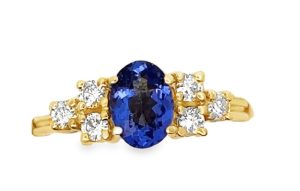 1ct Tanzanite with Diamond Accents