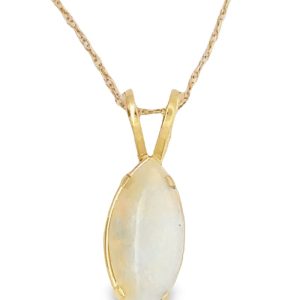 Marquise Opal Pendant