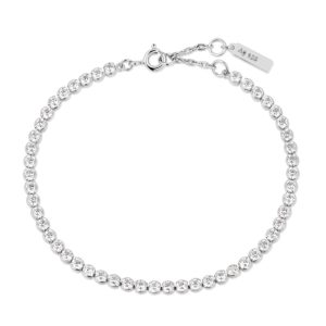Row Bezel Set Bracelet