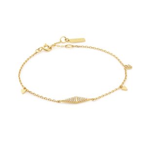 Ania Haie Gold Plated Geometric Chain Bracelet