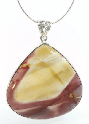 Sterling Mookaite Jasper Pendant