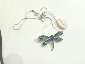 Hidalgo X Orange Enamel Spring Action Bangle