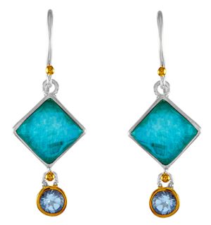 Sterling/22k Amazonite