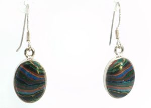 Sterling Rainbow Casilica Earrings