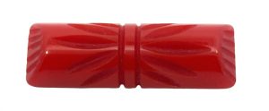 Red Bakelite Brooch