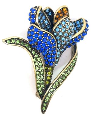 Heidi Daus Flowing Flower Brooch