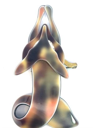 Tortishell Fox Brooch