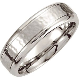 Colbalt Chrome 7mm Wedding Band
