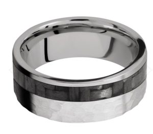 Titanium Carbon Fiber Wedding Band