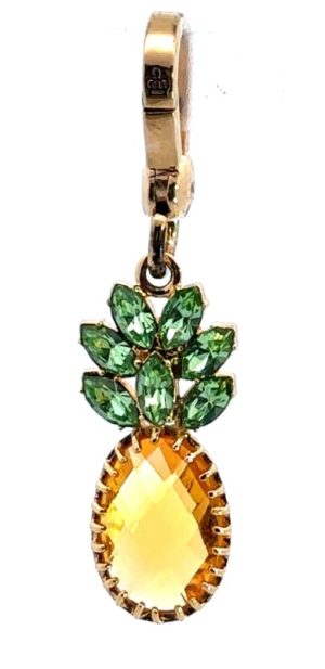 Juicy Couture Pineapple Purse Charm