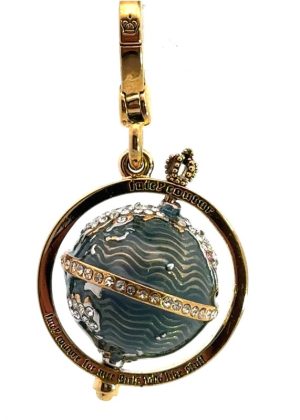 Juicy Couture Rotating Globe Purse Charm