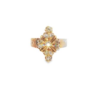 Victorian Old Mine Diamond Ring