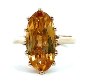 10K Citrine Ring