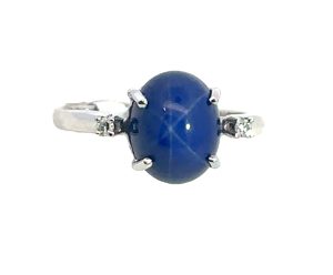 14k Star Sapphire Ring