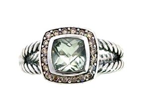 David Yurman Quartz and Diamond Ring