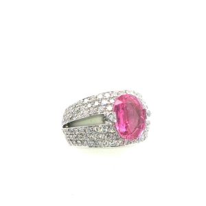 Pink Sapphire Elegant Ring