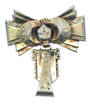 Gold Filled Victorian Pendant Brooch