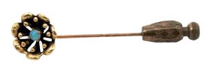 14k Yellow Opal Stick Pin