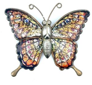 Vintage Colorful Butterfly Brooch