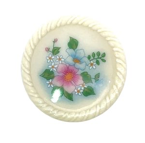 Avon Yellow Floral Brooch