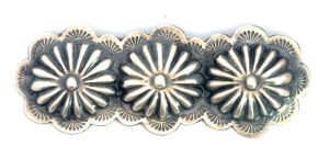 Sterling Silver Concho Brooch