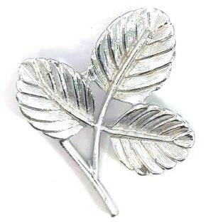 Coventry Signed 3 Leaf Brooch