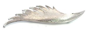 Signed Tifari Feather Brooch
