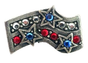 Chicos Patriotic Brooch