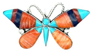 Sterling Silver Gemstone Butterfly