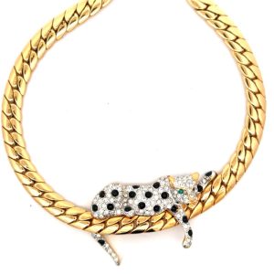 Vintage Panther Necklace Dutchess Of Windsor Collection