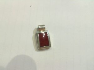 Hidalgo X Orange Enamel Spring Action Bangle