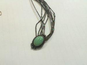 Hidalgo X Orange Enamel Spring Action Bangle