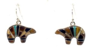 Navajo Bear Earrings